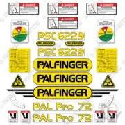 Fits Palfinger PSC6229 Decal Kit Crane Truck - Warning Stickers - 3M Vinyl!