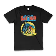 Batman & Robin Spotlight Dark Knight DC Cotton T-Shirt Unisex Tee Black