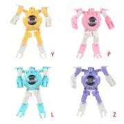 Electronic Kids Cartoon Transformation Robot Wrist Watch Children DIY Game Toys
