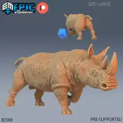 Rhino C | Epic Miniatures | RPG D&D Pathfinder Wargaming | 25-28mm