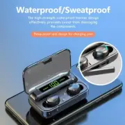 Bluetooth 5.0 Earphones Charging Box Wireless Headphone 9D Microphone Waterproof