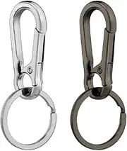 [Generic] Metal Keychains Keyring Key Chain Ring Holder Organizer for Home Car Keys, Key Finder