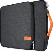 Kogzzen 16 15.6 15.4 15 Inch Laptop Sleeve Waterproof Shockproof Case Notebook Bag Compatible with MacBook Pro 16/15/ Surface Laptop 15/ Surface Book 2 15, Dell HP Lenovo Acer Asus Samsung - Black