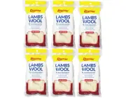 Premier Lambs Wool Relieves Discomfort from Corns & between toes 3/8 oz 6 Pack