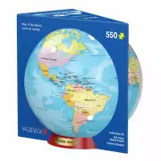 Eurographics jigsaw puzzle in tin box world map, Smart Cut, 550 pieces, 33 x ...