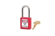 Master Lock Non-conductive Lockout Padlock (Multi Colour) (Lockout Padlock Hardened Steel Shackle Red 38mm)