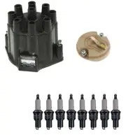 Distributor Rotor Cap & Spark Plugs Kit ACDelco For Chevy Camaro Caprice Impala