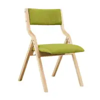 在飛比找樂天市場購物網優惠-咖啡廳家用折疊餐椅客廳家具日式簡約曲木靠背辦公椅折疊木椅子