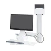 Ergotron StyleView Sit-Stand Combo System (white) 45-271-216