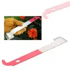 J Shape Beekeeping Tool Red Curved Tail Bee Hive Hook Stainless Steel Scraper