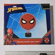 Spider-man Round Neon LED Light - Licenced Marvel - Disney Product