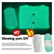 Chunky Yarn Glow In The Dark Polyester Luminous DIY Hand Knitting Carpet Sweater