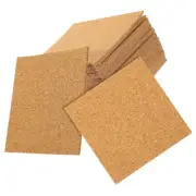 60Pcs Self Adhesive Cork Sheets for Home and Diy Craft Projects