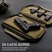 Tactical Soft Padded Gun Bag Handgun Storage Case Pistol Carry Case Hunting Bag