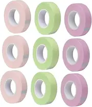 Eyelash Grafting Tape 9pcs Lash Isolation Adhesive Tapes for Lash Lift Eyelash Extension Supplies