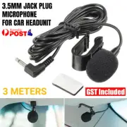 3.5mm Jack Plug Microphone / Mic for PC Car Stereo Bluetooth head unit Audio