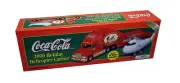 Coca-Cola Holiday Carrier - Coke Truck & Trailer Set - With Replica Helicopter