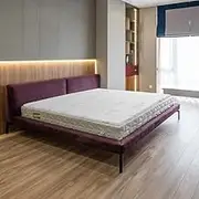 Fandcy Mattress Topper, 8cm Thick High Density Memory Foam Mattress Toppers Bed Cushion with Washable Bamboo Cover, Beddings Bed Topper Mat Pad - King Size