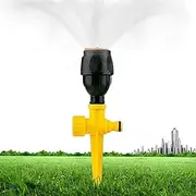 Garden Sprinklers - Auto Irrigation System Lawn Sprinkler, Adjustable Watering System Water Sprinkler | 360 Degree Large Area Coverage Grass Sprinkler with ABS Base for Watering Lawn Plants Flowers