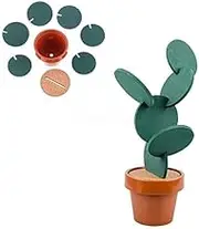 CENZICOM 6 PCS Coaster Flower Cactus Shaped Drinks Coasters Cup Holder