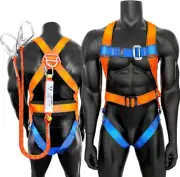 Full Body Safety Harness Tool Fall Protection，Osha/Ansi Compliant,Astm F1774Cert