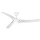 Aqua V2 70" DC Hunter Pacific Ceiling Fan and LED Light in White