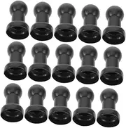 BUTIFULSIC 20pcs Trampoline Protective Top Hat Tube End Protector Trampoline Caps Ball Tube Cover Steel Frame Protector Trampoline Repair Accessories Tube Ring Protector Plastic Black