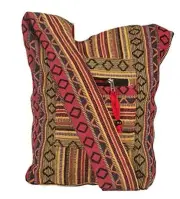 Tribe Azure Red Hobo Messenger Shoulder Bag Large Roomy School Sling Travel