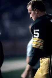 Football Green Bay Packers Paul Hornung During Game 1966 OLD PHOTO