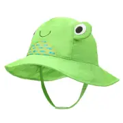 1X(Kids Sun Hat UPF50+Beach Sunshade Sun Children'S Fisherman Hat Cartoon6327