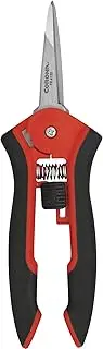 Corona Tools FS 4120 Hydroponic Micro Garden Snip for Herb, Plant, Flower Cutting & Harvesting Small Tip Hand Pruning Shears, Trimming Scissors, 6-Inch, Red