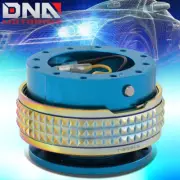 NRG SRK-210NB-MC STEERING WHEEL QUICK RELEASE ADAPTER 2.1 BLUE/NEO CHROME RING