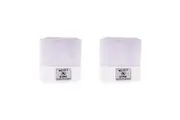 2x D.Line No Fly Zone Table-Throw Protection Cover White Home Kitchen Cooking