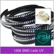 200pcs 1206 SMD UV ULTRA VIOLET LED Electronics Components Light Emitting Diodes