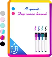 Small White Board Dry Erase, 11''X14'' Magnetic Dry Erase Board, Mini Whiteboard