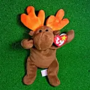 TY Beanie Original Baby Chocolate the Moose with Tags 1993