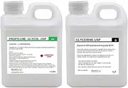 Propylene Glycol USP & Glycerine Refined USP Pharmaceutical Grade 1LT SET