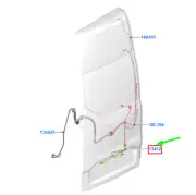 FORD TOURNEO CUSTOM Rear Lamp Socket And Wire Assy 1792074 NEW GENUINE