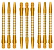 3 Sets Harrows Tiger Medium Aluminum Dart Shafts - Ships w/ Tracking - Gold
