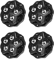 Garende 4X Self Adhesion Caster Wheel Universal Wheels Rotation Pulley 360 Rotatable for Moving Storage Bins Tool Case Mop Bucket