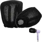 JIYIN 2Pcs Hair Dryer Sock Diffuser Cover, Sponge Hair Dryer Diffuser Cover, Universal Hair Dryer Attachment Portable Soft Curly Hair Diffuser Cap for Home Travel Hotel(2PCS)