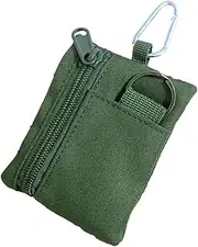 [Generic] Coin Purse - Tiny Key Chain Pouch | Pocket Lipstick Bag Key Chain | Tiny Backpack Coin Purse | Oxford Cloth Surf Wallet | Waterproof Keychain Zipper Pocket Outdoor Supplies Sports Wallet for Kids