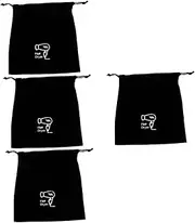 SOESFOUFU 4pcs Hair Dryer Travel Bag Drawstring Hair Dryer Storage Pouch Styling Tools Organizer