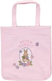 Marushin 5705002500 Mini Bag, Peter Rabbit Simple Flower Pink, Lunch Bag, Mother's Day, Birthday, Gift, Gift