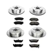 PowerStop Disc Brake Kit - Front and Rear - Fits Jeep Liberty 2003-2007 Z23 EVOL (for: Jeep)