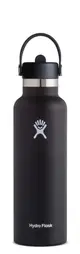 Hydro Flask 21oz標準口吸管真空保溫鋼瓶/ 時尚黑