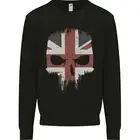 Union Jack Skull British Gym Biker Flag Mens Sweatshirt Jumper