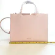 TED BAKER, Small Tote / Shoulder Bag, Strap, Lt. Pink, Leather, Rose Gold, Bow