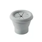 Nordic Kids Henny 11cm Silicone Collapsible Snack Cup Food Container Steele