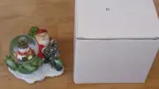 Christmas Snow Globe Motorbike Sidecar Snowman